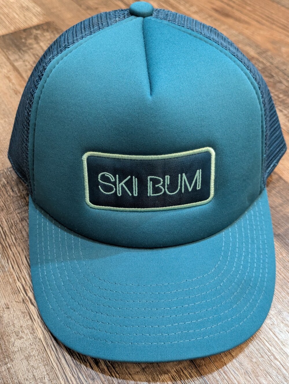 Flylow Ski Bum Trucker Hat Adjustable Mesh Snapback Cap Neptune Blue